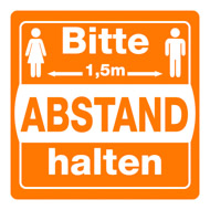 Bitte Abstand halten