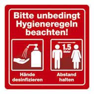 Bitte Abstand halten