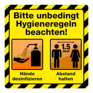 Bitte Abstand halten
