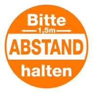 Bitte Abstand halten